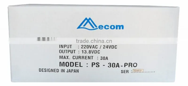Marine Power Supply for Fishing Boat Input 110/220VAC/24VDC Output 13.8vdc, 30A