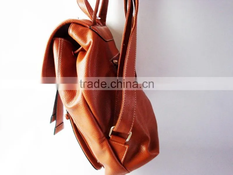 PU Leather Backpack And Fashionable Leather Bags For Girls