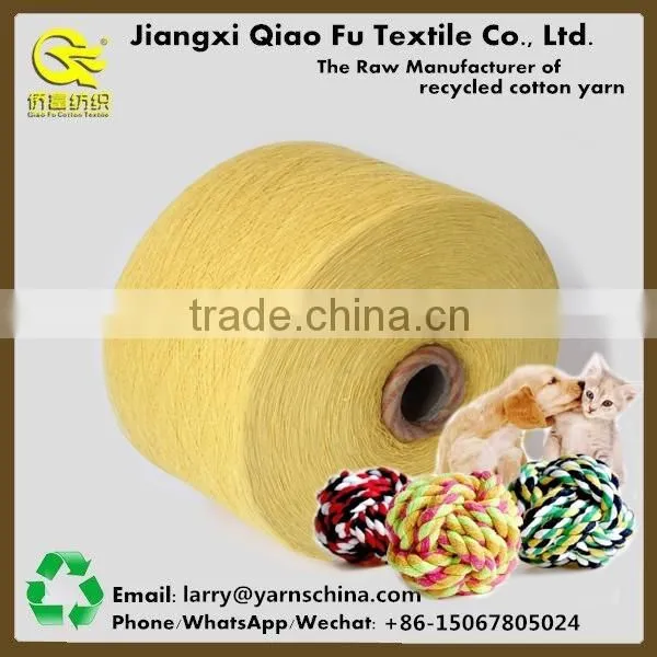 Open Spinning Cotton Yarn,Carded Cotton Polyester Blended Yarn Knitting Pet Toy
