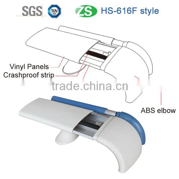 Modern colorful anti-collision hospital handrial for corridor with high quality