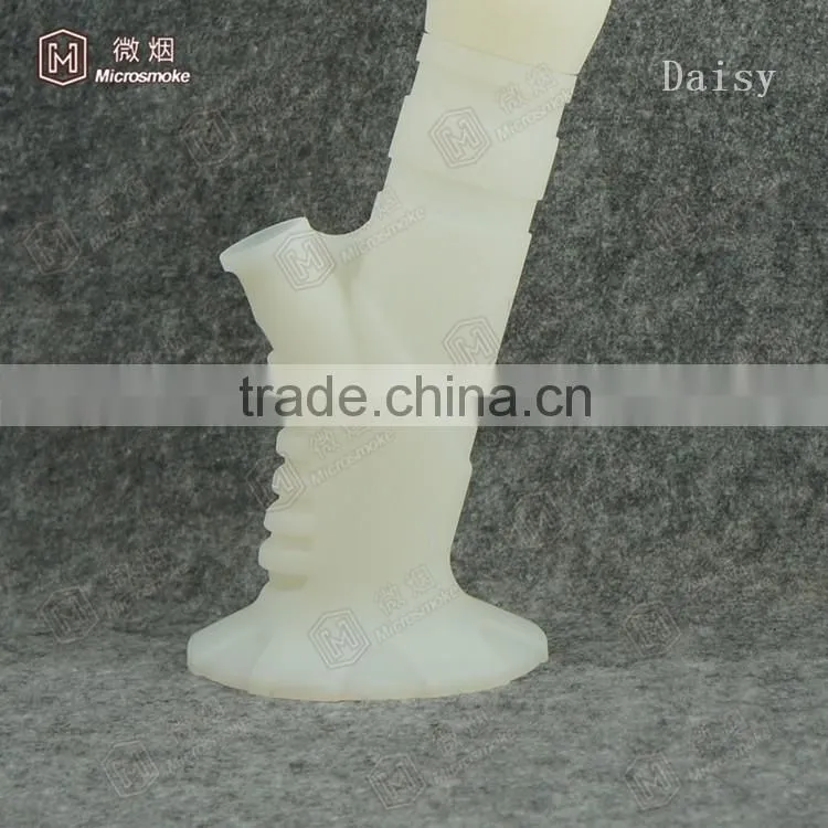 China manufacturers 216 new product silicone water bong rubber pipe for smoking 100% food grade silicone better than glass