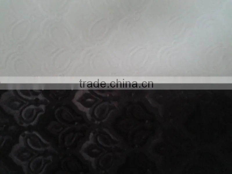 Flower Interior Decoration Wall Upholstery PVC Leather