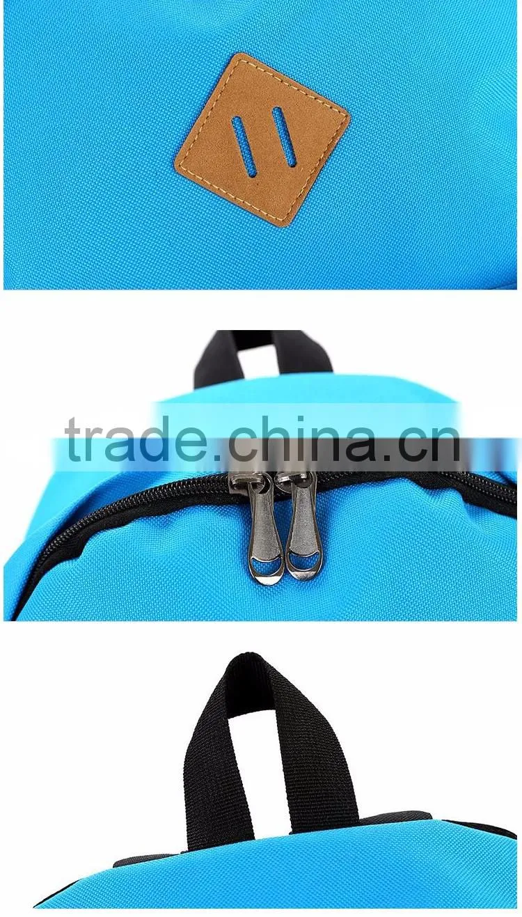 fashion canvas backpack for students leisure shoulder bag with 1pc/opp bag