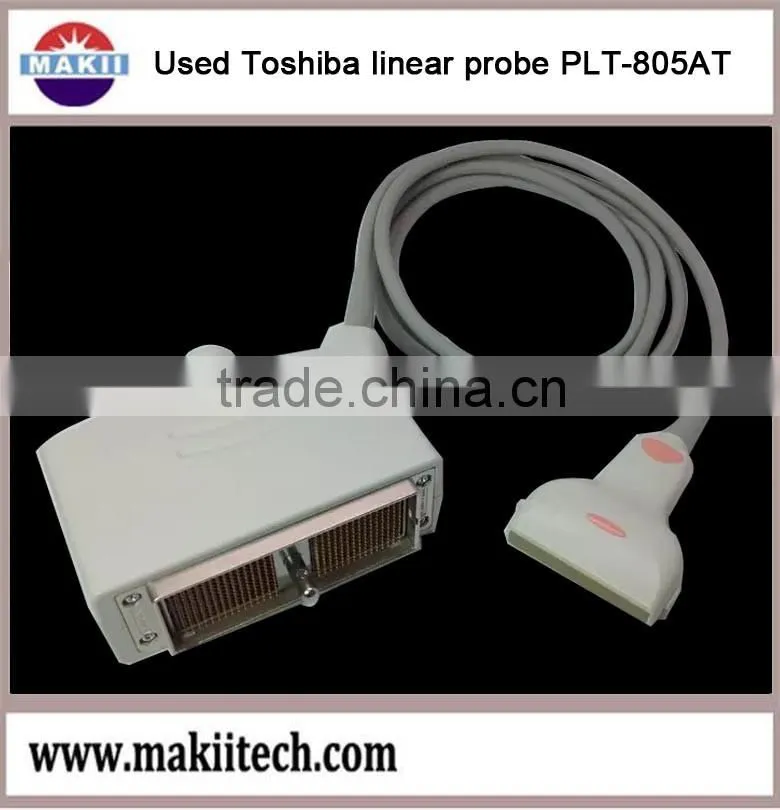 used Toshiba ultrasound linear probe PLT-805AT doppler color transducer