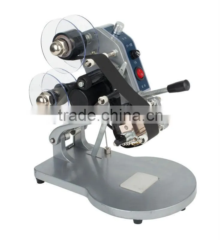 DY-8 portable manual hot color ribbon date coding machine
