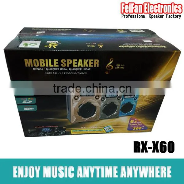 Top Sale 6.5 Inch Usb Speaker With Fm Radio
