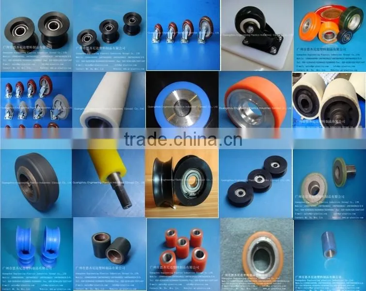 Wholesale moulded injection custom sizes timing belt door slide sheave small plastic nylon pulley wheels with bearings
