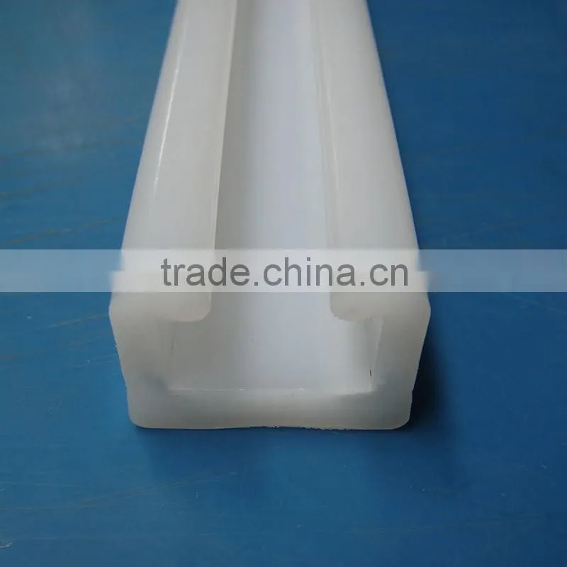 blue CNC machining impact resistant UHMWPE rail guide
