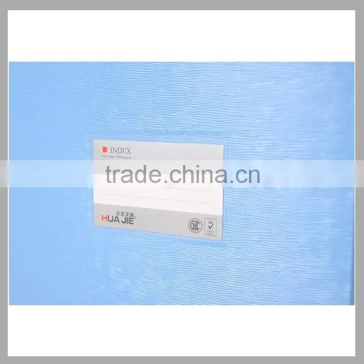 A4 PP poly file box with name card holder