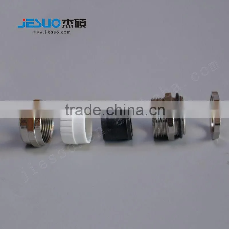 PG series metal brass nickle-plated cable gland with high quality
