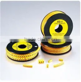 Heat Resistant PVC EC Type Cable Marker Color Cable marker tube