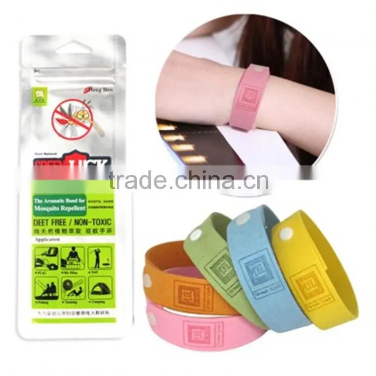 J217 colorful printed LOGO custom wristbands wholesale anti mosquito bracelet
