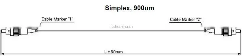High quality zirconia ferrules FC Fiber optical patch cord