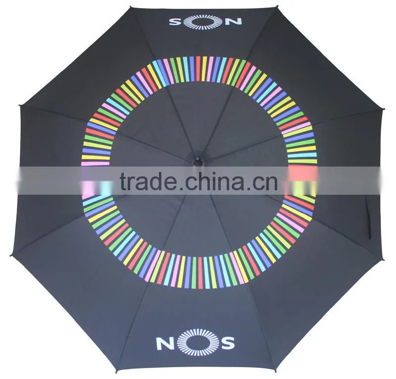 black auto open EVA handle man umbrellas