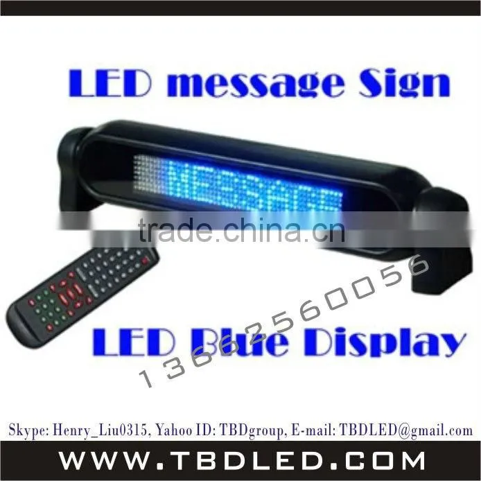 A750 remote led display,led car message sign board