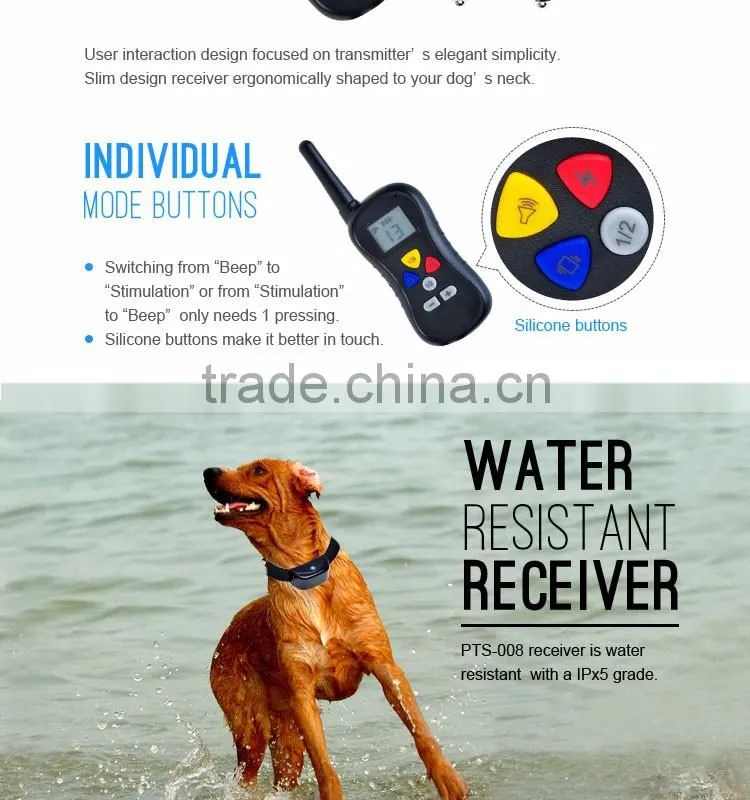 LoreWin PTS-008 Stop Dog Barking Solutions Anti Dog Barking Collar