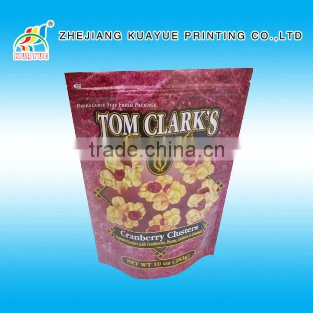 Customized New High Quality Resealable Zipper Standing Pouch, Stand up Pouch with Zip