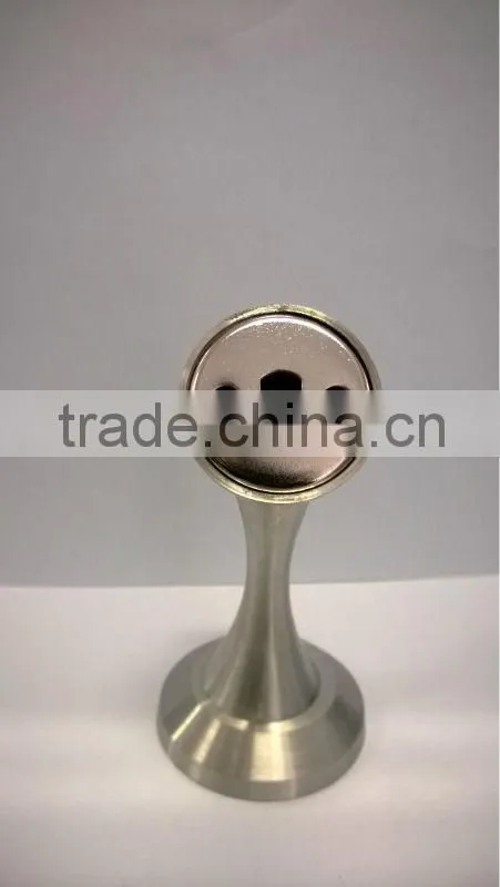 Stainless Steel Magnetic door stopper With catch