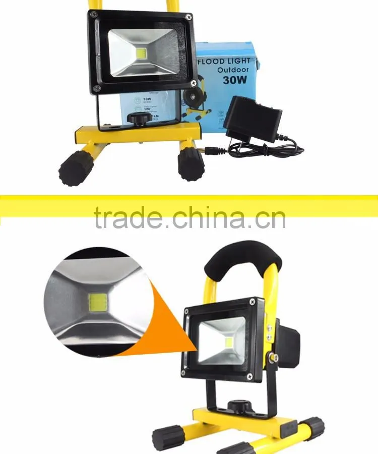 Super Power Portable Flood Light Rechargeable Housing Led Floodlight 10W