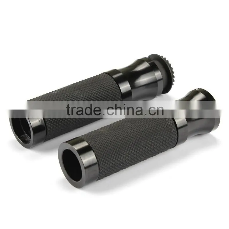 Soto Racing - 22mm Universal Motorcycle CNC Handle bar / Handlebar Grips leather and aluminum Material