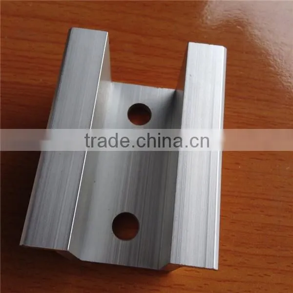 customize cheap metal clamp for solar mounting brackets fixed solar mid clamp