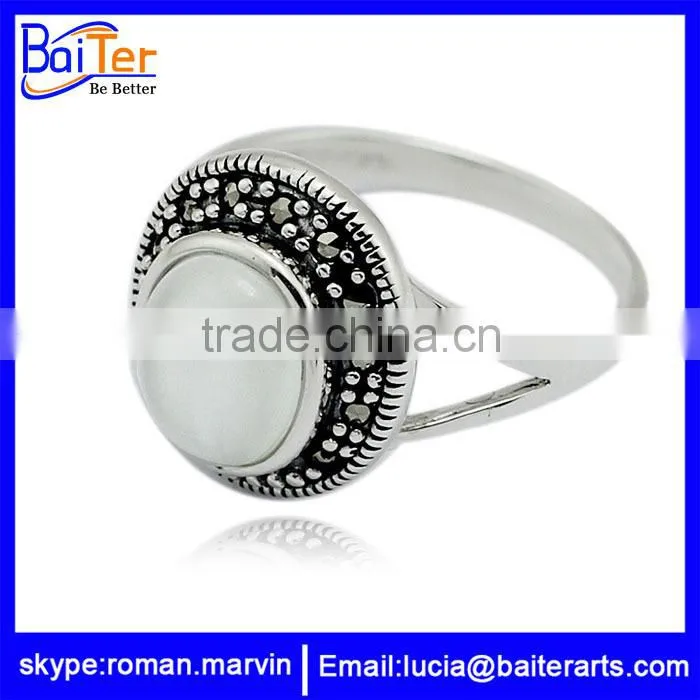 Wholesale 925 sterling silver king and queen couple ring