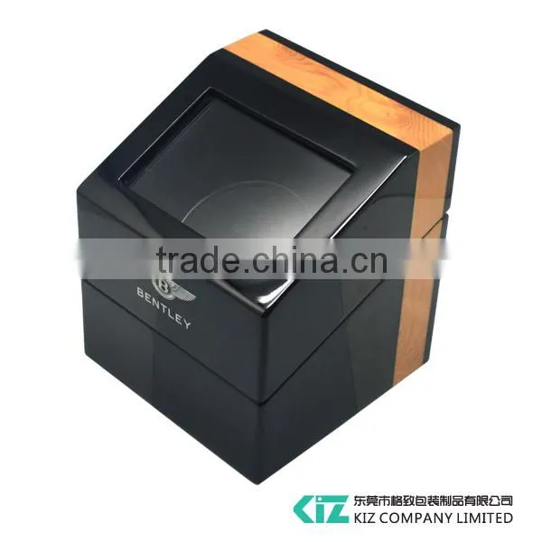 Deluxe Automatic Wooden Watch Winder with Acrylic Window