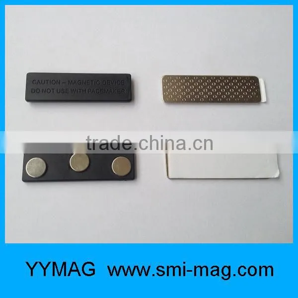 High quality green color magnetic name badges wholesale