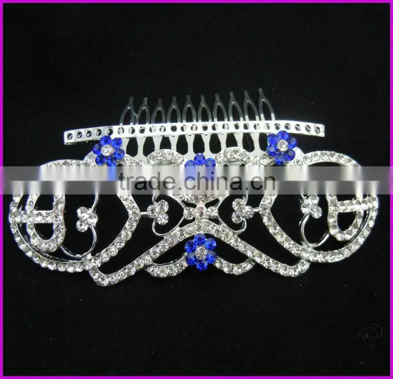 Luxurious Bella's rhinestone hair comb manufacturers China supplier BY 1882