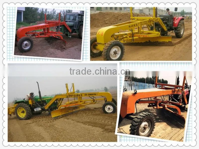 Full Hydraulic Operated Land Grader(wheeled tractor front mounted type)