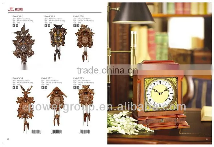 Cuckoo clock Big bird flying in deep color CK01