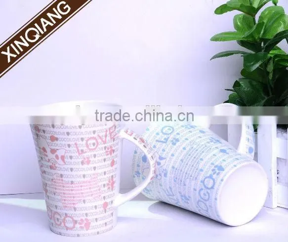 White 12oz Stoneware promotion mug wholesale mugs and lipton promotional mug