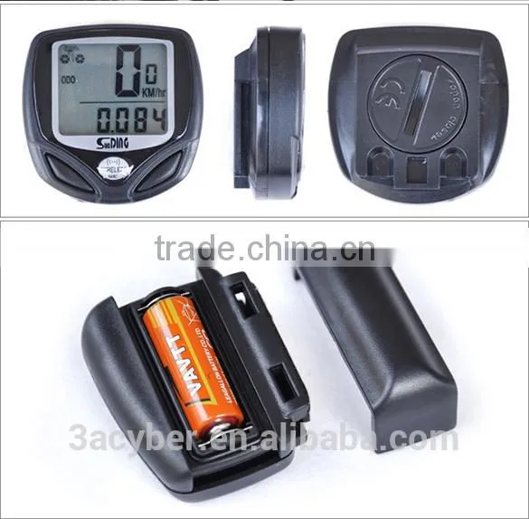 Waterproof Wireless LCD Digital Bicycle Computer Bike Cycle Speedometer Odometer Green LED Backlight