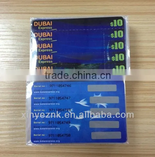 Prepaid scratch card printing,scratch card for mobile phones