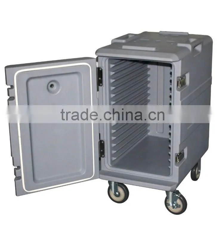 Insulated food holding cabinet for transport