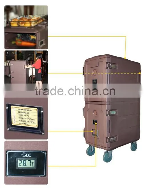 165L food cabinet for catering, double-layer insulated cabinet