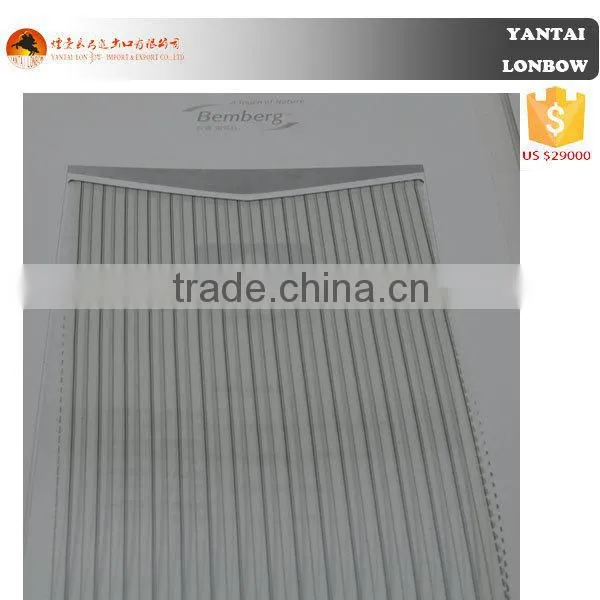 sample of advertisement product printed logo bemberg cupro lining fabric import