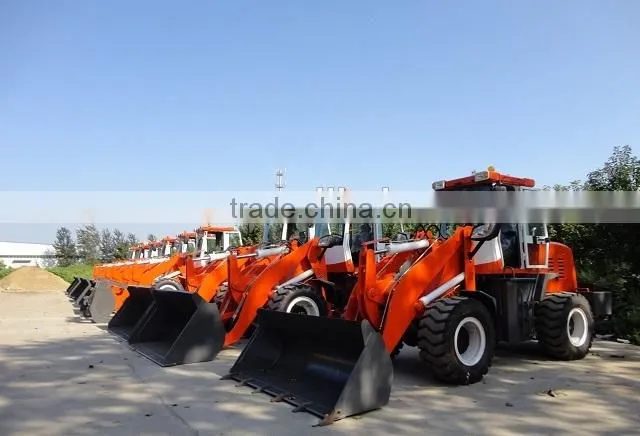 New model ZL20 wheel loaders with joystick