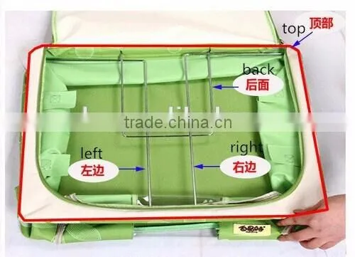 Good quality large capacity storage bag with four steel support