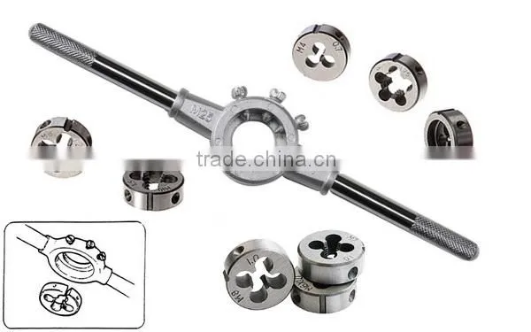 2016 High quality threading dies set in tap & die set