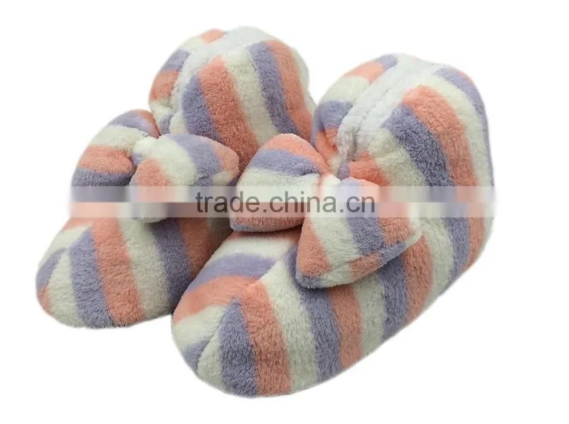 Lovely Custom baby popular home soft funny Plush indoor Slipper for sale