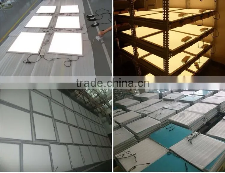 high quality wire or clasp flat 36w 60cm x 60cm LED panel lighting