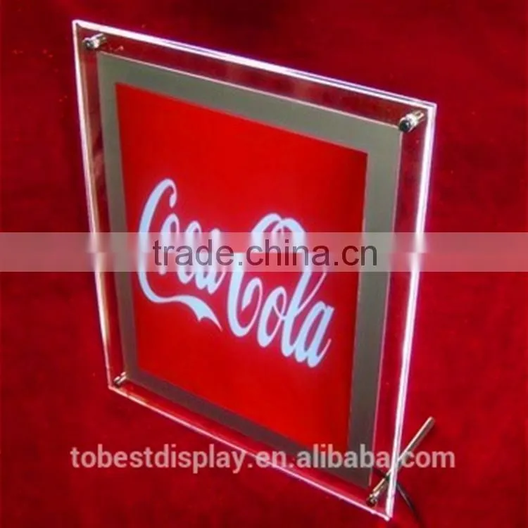 Make light box sign, slim led light box led backlit light box