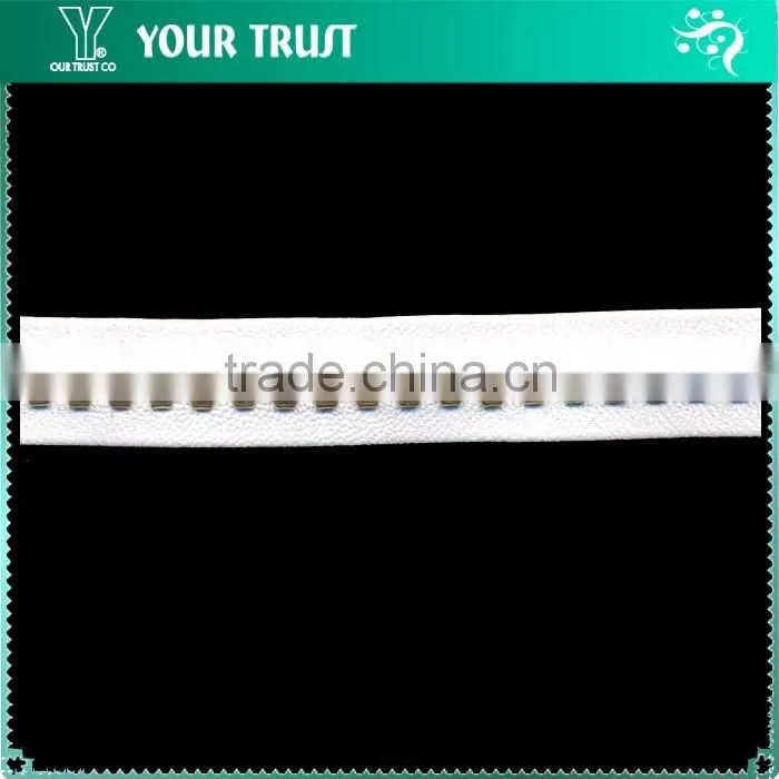 Silver Or Gold 10MM White Polyester Lace Metal Grommet Eyelet Trimming