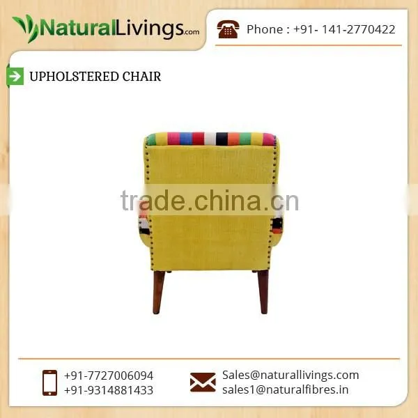 Fully Upholstered Chair with Stylish and Comfortable Seating