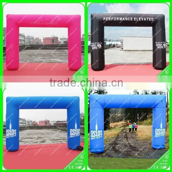 Portable inflatable wedding arch