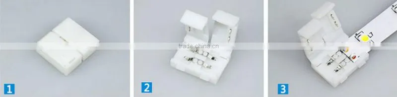 2 pin led strip light connector 2 pins smd led strip light single color led strip connector 8mm high quality 2 years warranty