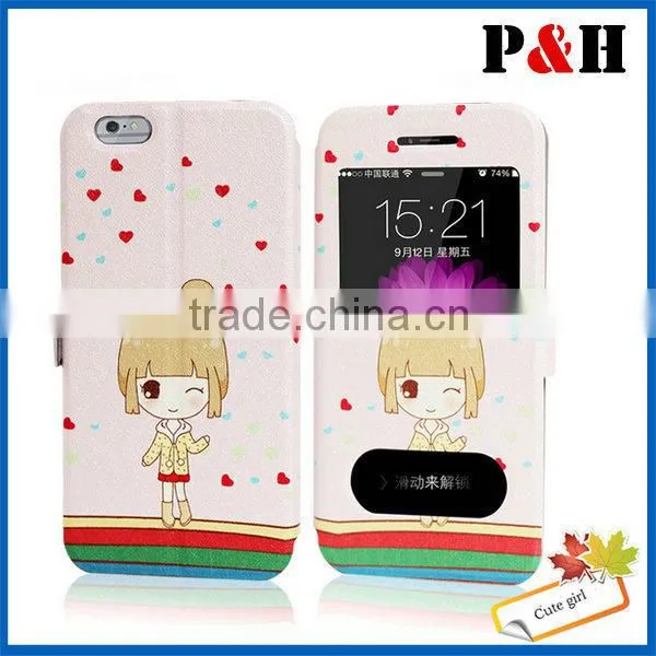 For iphone 6 with belt clip holster case,leather case