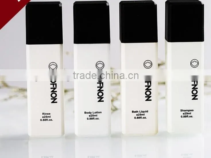 wholesale 30ml-40ml disposable hotel PE bottle for shampoo shower gel conditioner body lotion/empty cosmetics bottles
