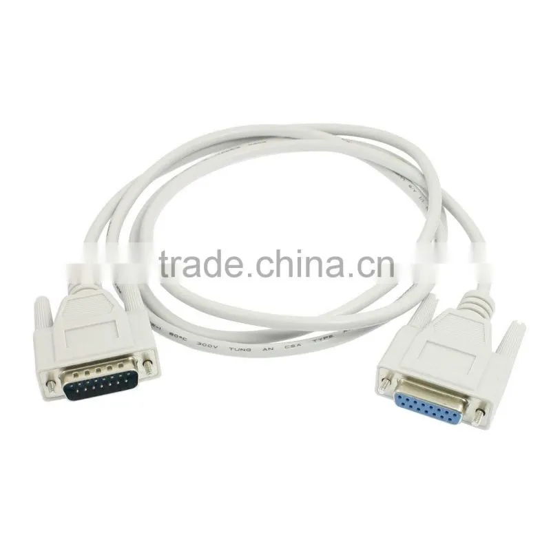 6 FEET DB15 MALE TO DB15 FEMALE NETWORK CABLE